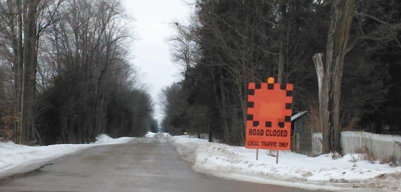 concession 2 in puslinch closed due to jet fuel spill