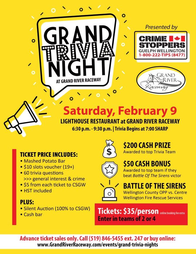 crime stoppers trivia night