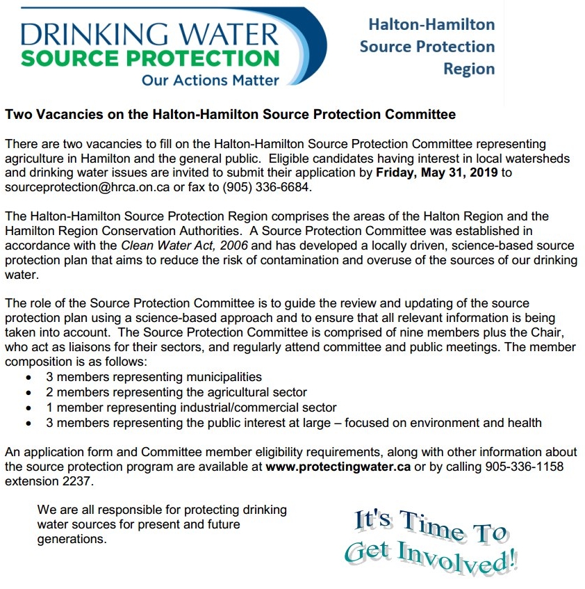 halton hamilton drinking water protection